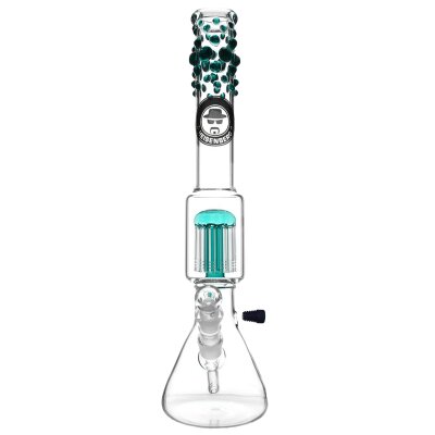 Heisenberg Beaker Bubble 12-Arm Perc 18,8 - verde