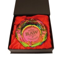 Posacenere da tavolo in vetro RAW Rainbow