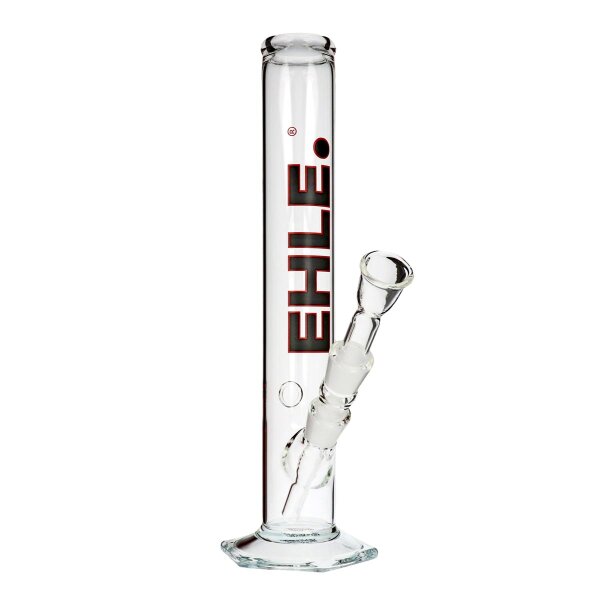 Ehle Bong dritto - 500ml - 18.8mm - nero-rosso