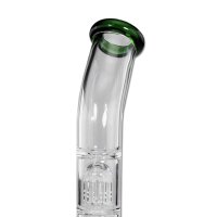 Black Leaf ice bong con doppio percussore 31 cm