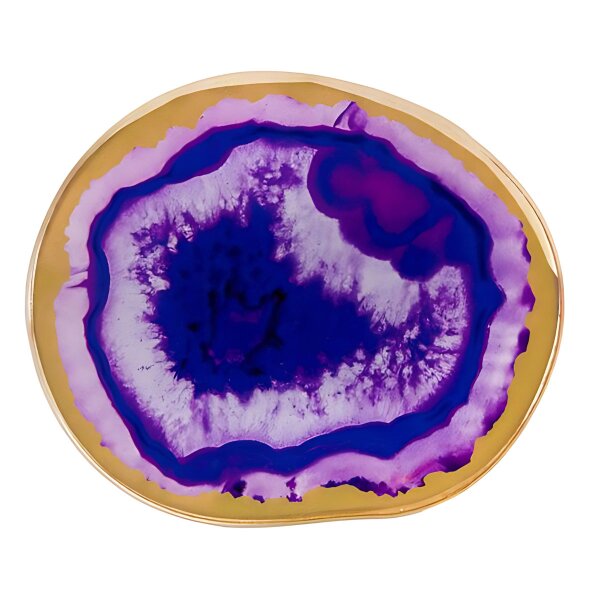 Lastra di vetro effetto agata viola