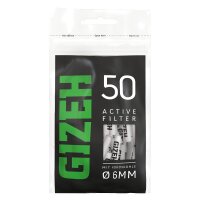 Filtro a carboni attivi Gizeh Slim 6 mm Black