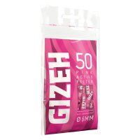 Filtro a carboni attivi Gizeh Slim 6 mm Pink