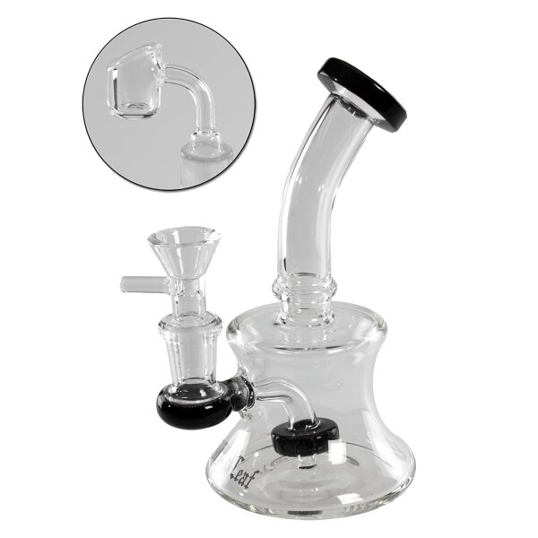 Bubbler Black Leaf per erbe + olio