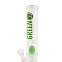 Bong Greenline Peace con percussore a cupola da 35 cm