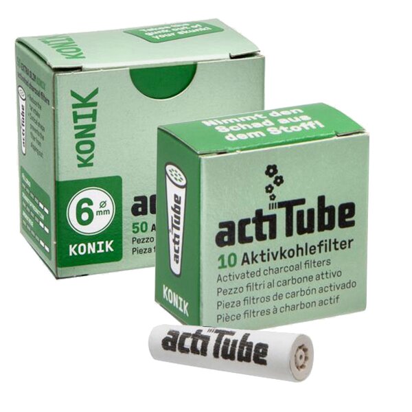 actiTube KONIK Extra Slim Filtro ai carboni attivi