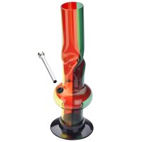 Champ High Twist Rasta Bong in acrilico 31 cm
