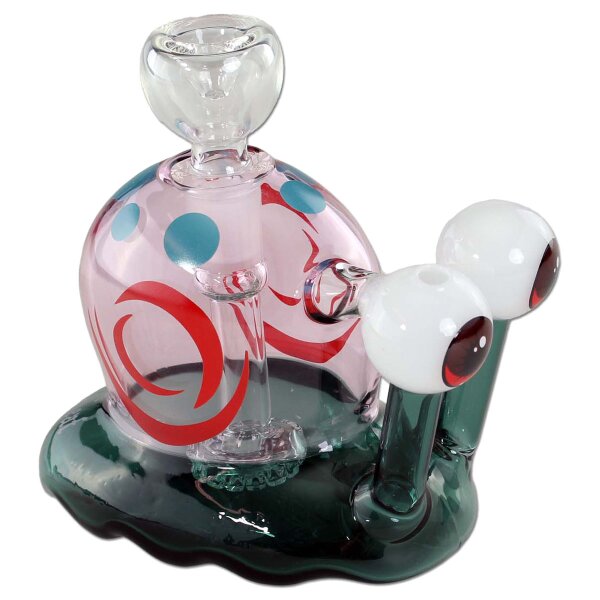 Black Leaf bong in vetro Snail