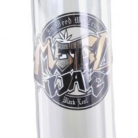 Black Leaf Metal Wave 38 cm Pistone