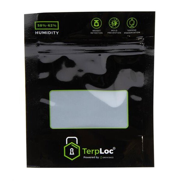 Sacchetti con chiusura a zip Grove Bags TerpLoc con finestra 105 x 130mm
