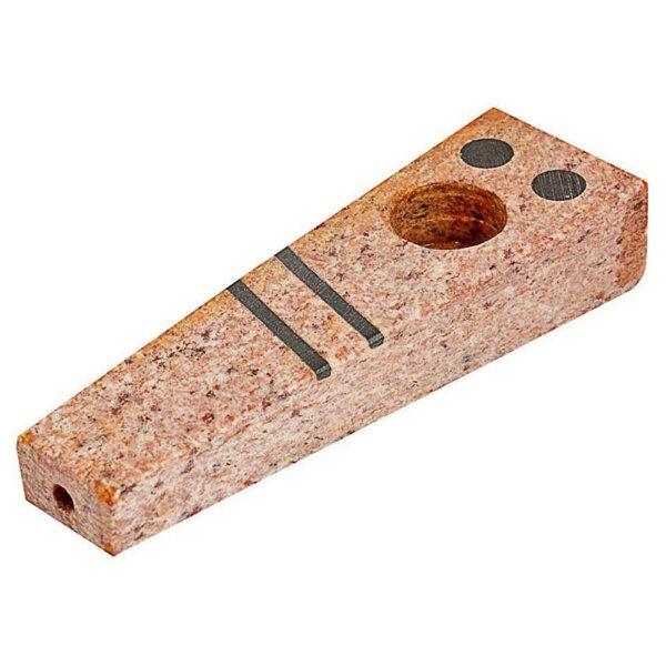 Pipa di pietra a forma di cuneo - 7,5 cm