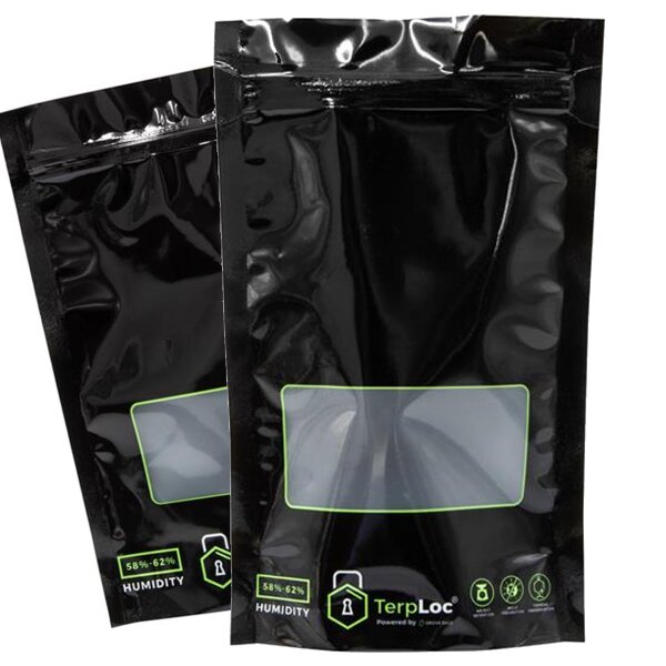 Sacchetti con chiusura a zip Grove Bags TerpLoc con finestra