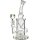Bong in vetro Recycler senza logo 25 cm