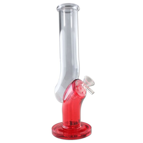 Black Leaf bong in vetro JL rosso