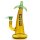 Grace Glass Palma Gialla 27cm