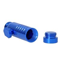 Dosatore in alluminio anodizzato 5,2 cm blu