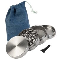 Grinder in acciaio inossidabile 50mm a 4 pezzi