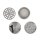 Grinder in acciaio inossidabile 40mm a 4 pezzi