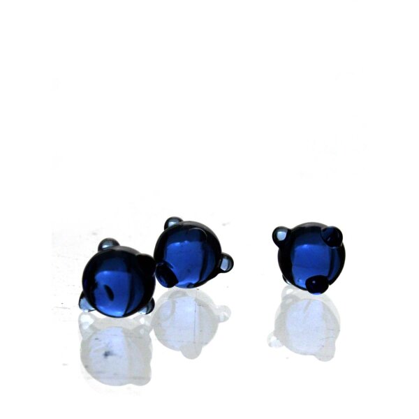 Retina in vetro "Seamine" -  blu 12,5mm