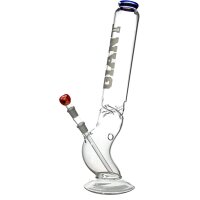 Giant Bong ghiaccio in vetro angolato 54cm "Fafnir"