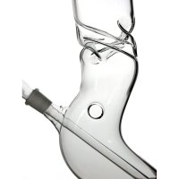 Giant Bong ghiaccio in vetro angolato 54cm "Fafnir"