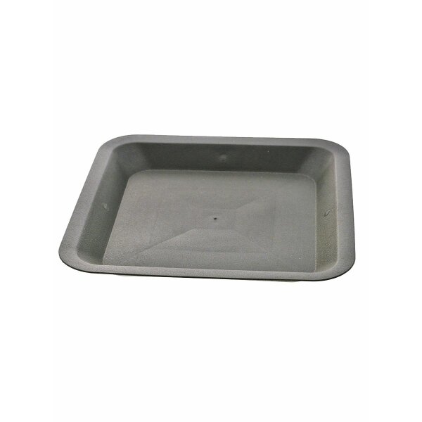 Sottovaso quadrato, nero, 33,5 x 33,5 cm
