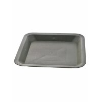 Sottovaso quadrato, nero, 33,5 x 33,5 cm