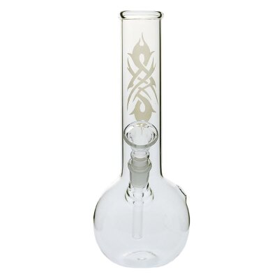 Bong in vetro con Tatuaggio tribale 22 cm