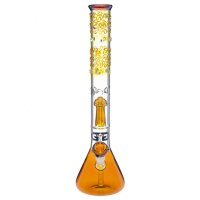 Grace bong in vetro "Playful Red Patty" 50cm