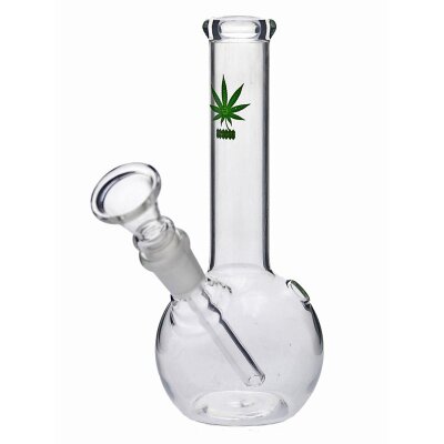 Micro Bong foglia di canapa 16cm