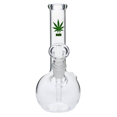 Micro Bong foglia di canapa 16cm