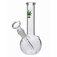 Micro Bong foglia di canapa 16cm