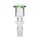 braciere in vetro cylinder con verde rim 14.5