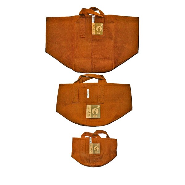 Root Pouch Boxer marrone con manico 250 g/m²