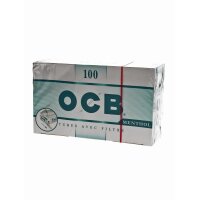Tubetti per sigarette OCB mentolo - 100 tubi
