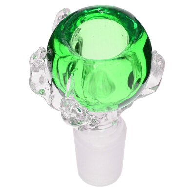 Braciere di vetro con artiglio 18,8 verde