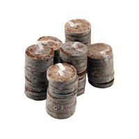 100 pellets fibra di cocco, Ø 3,6 cm