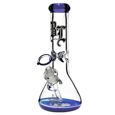 Black Leaf bong in vetro colorato 9mm "Massive Muzzle"