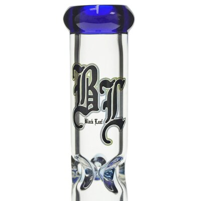 Black Leaf bong in vetro colorato 9mm "Massive Muzzle"