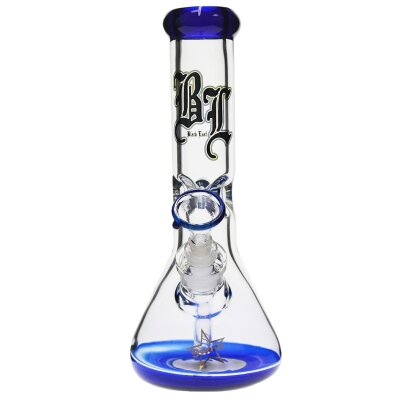 Black Leaf bong in vetro colorato 9mm "Massive Muzzle"