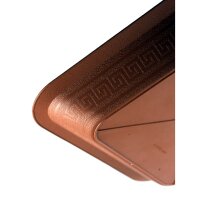 Sottovaso quadrato, terracotta, 28,5 x 28,5 cm