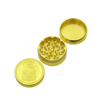 Grinder con setaccio "Lingotto doro" 50mm