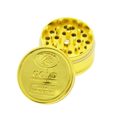 Grinder con setaccio "Lingotto doro" 50mm