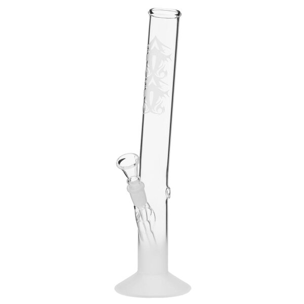 Bong in vetro Tribal Tattoo 32cm sabbiato