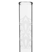 Bong in vetro Tribal Tattoo 32cm sabbiato