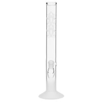 Bong in vetro Tribal Tattoo 32cm sabbiato