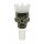 Skull King Bowl braciere in vetro nero / bianco