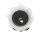 Skull King Bowl braciere in vetro nero / bianco