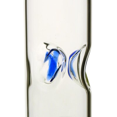 Shanti bong in vetro "Blue Burning Ice" 40 cm