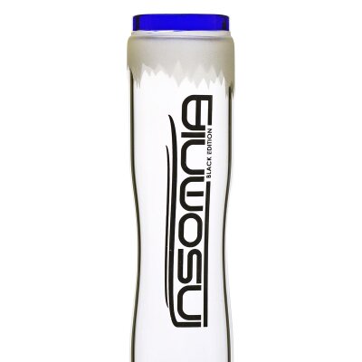 Shanti bong in vetro "Blue Burning Ice" 40 cm